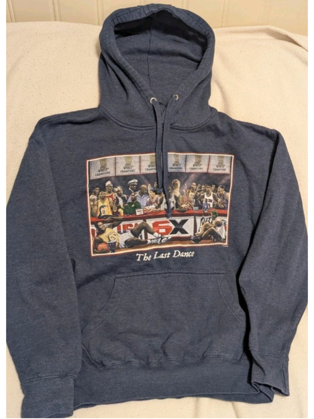 The Last Dance Bulls Jordan Pippen Rodman Sz. M Fan Favorite Hoodie 065